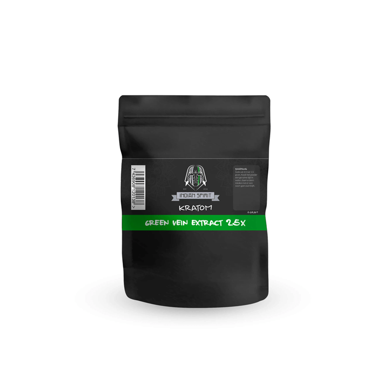 Indian Spirit Green Vein Kratom | Natuurlijke Energieboost