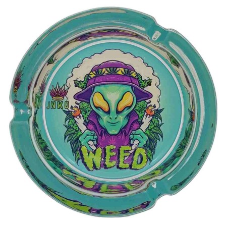 Ronde Asbak Glas | Stay 420 Wiet Asbak | JNKO