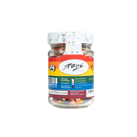Purize XTRA Slim Filtertips | Rainbow, Lila & Spy