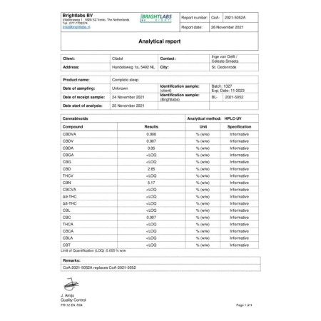 Maka Power Sleep Druppels 30ml |  CBD, Melatonine & Valeriaan