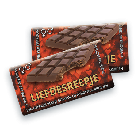 Liefdesreepjes | Afrodisiacum Chocolade