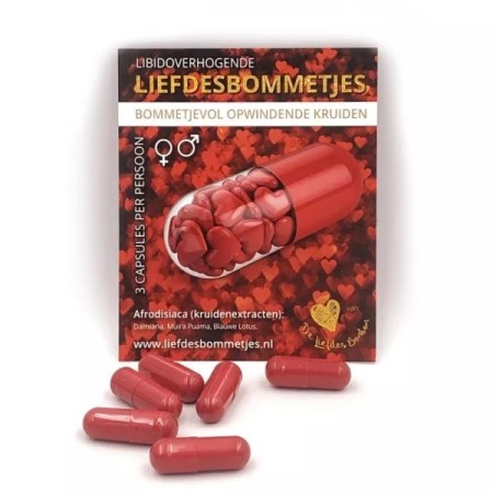 Liefdesbommetjes | Libidoverhoger | 6 capsules