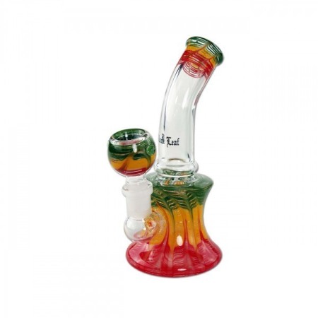 Black Leaf Mini Bubbler Rasta | Kleine Bong