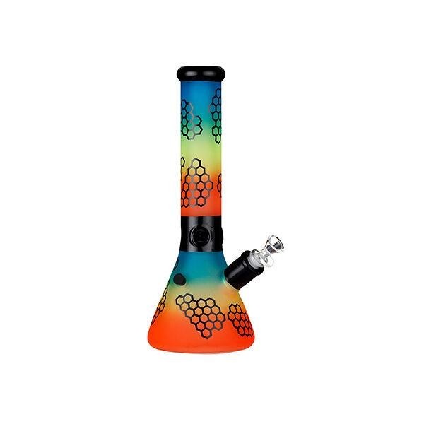 Glazen Bong Super Heroes Rainbow 35cm