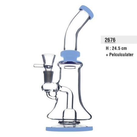Transparante Bong Babyblauw