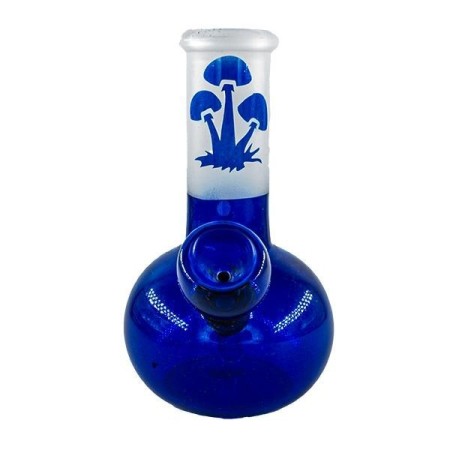 Blauwe Paddenstoel Bong 12cm | Magic Mushroom Bong