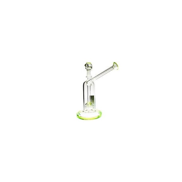 Pure Glass Arrow Bubbler Groen
