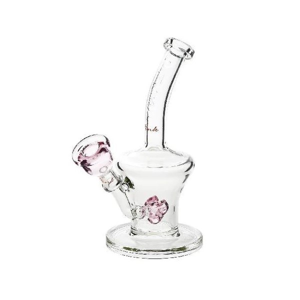 Pure Glass Little Dume Pink 23cm
