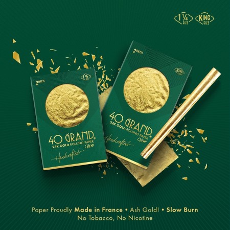 Gouden Lange Vloei 1 1/4 | 40 Grand