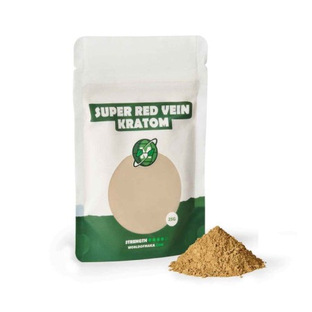 Maka Kratom Red Vein Kruid | Verminderd Angsten