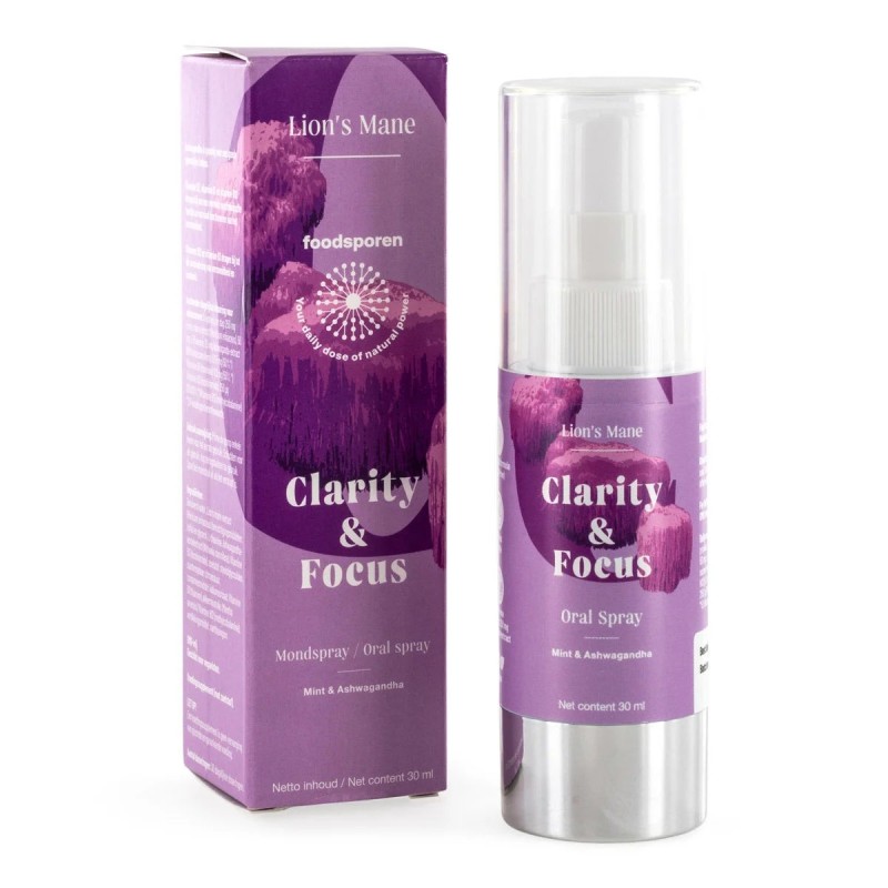 Clarity and Focus Spray | Foodsporen Mondspray | Lion's Mane