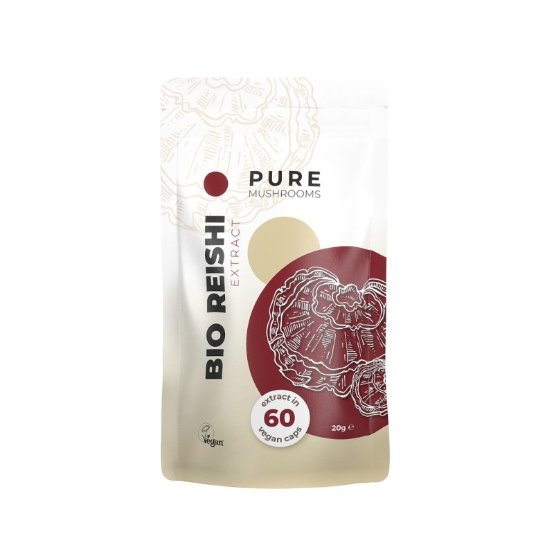 Reishi Mushroom Capsules 60 st | Pure Mushrooms