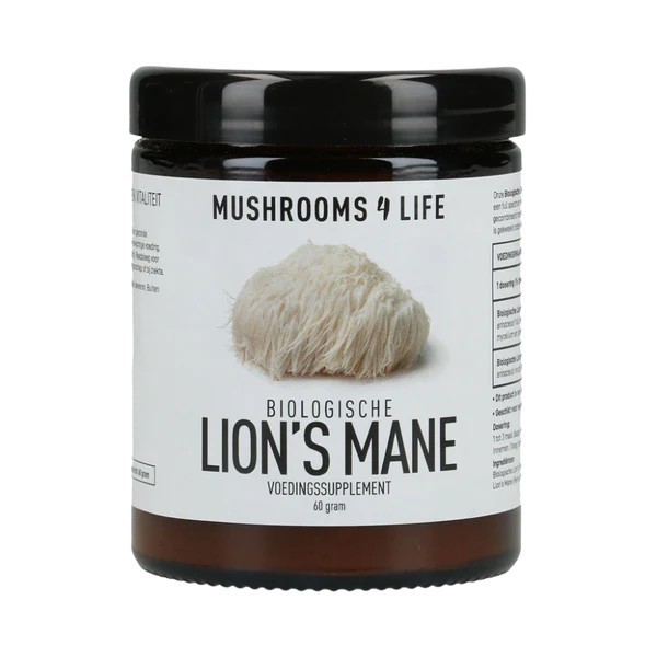 Mushrooms4Life Lion's Mane Powder 60 gr
