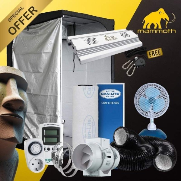 Mammoth Lite 120x120x200 Complete Kweektent | 3 versies
