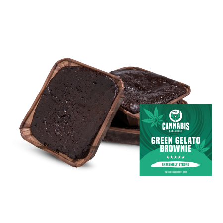 Green Gelato Brownie | Cannabis Bakehouse Edibles