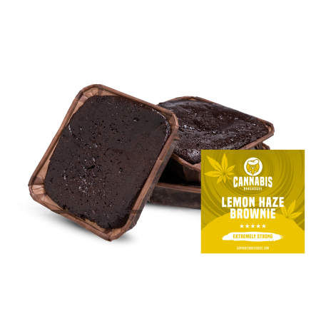Lemon Haze Brownie | Cannabis Bakehouse Edibles