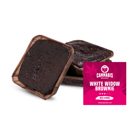 White Widow Brownie | Cannabis Bakehouse Edibles