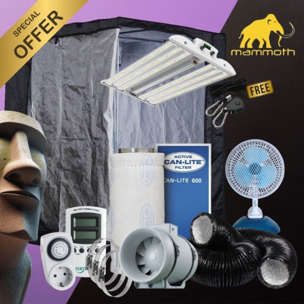 Mammoth Classic 150x150x200CM Complete Kweektent | 3 Versies