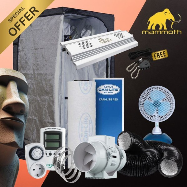 Mammoth Pro 100x100x200CM Complete Kweektent | 3 Versies