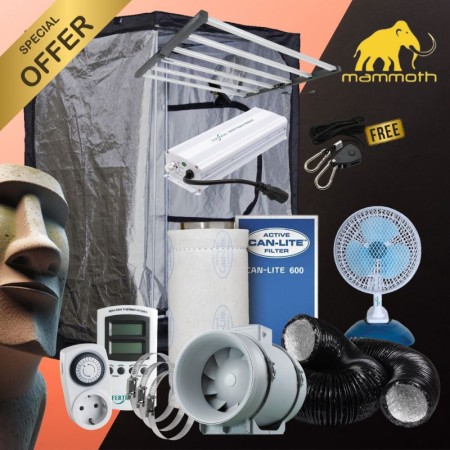 Complete Kweektent | Mammoth Pro | 120x120x200CM