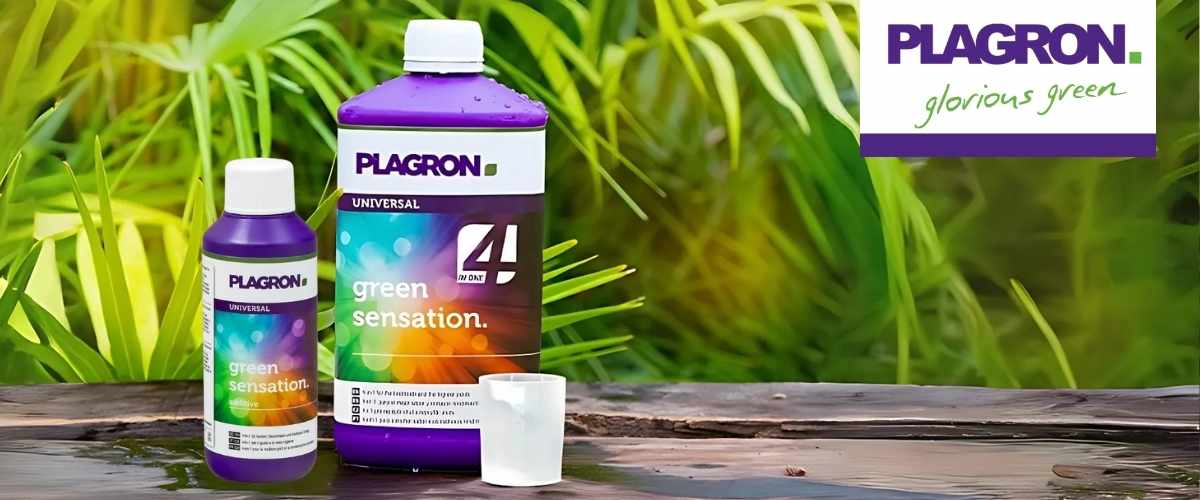 Plagron Green Sensation fles 100ml en 1 liter voor wietplanten bloei