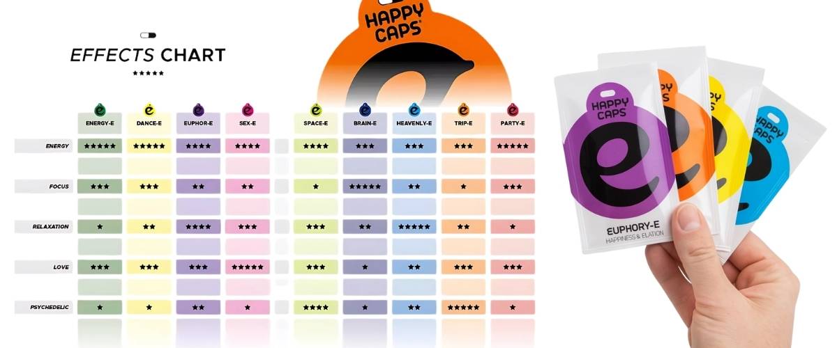 Happy Caps vergelijking met andere Nederlandse smartshop producten